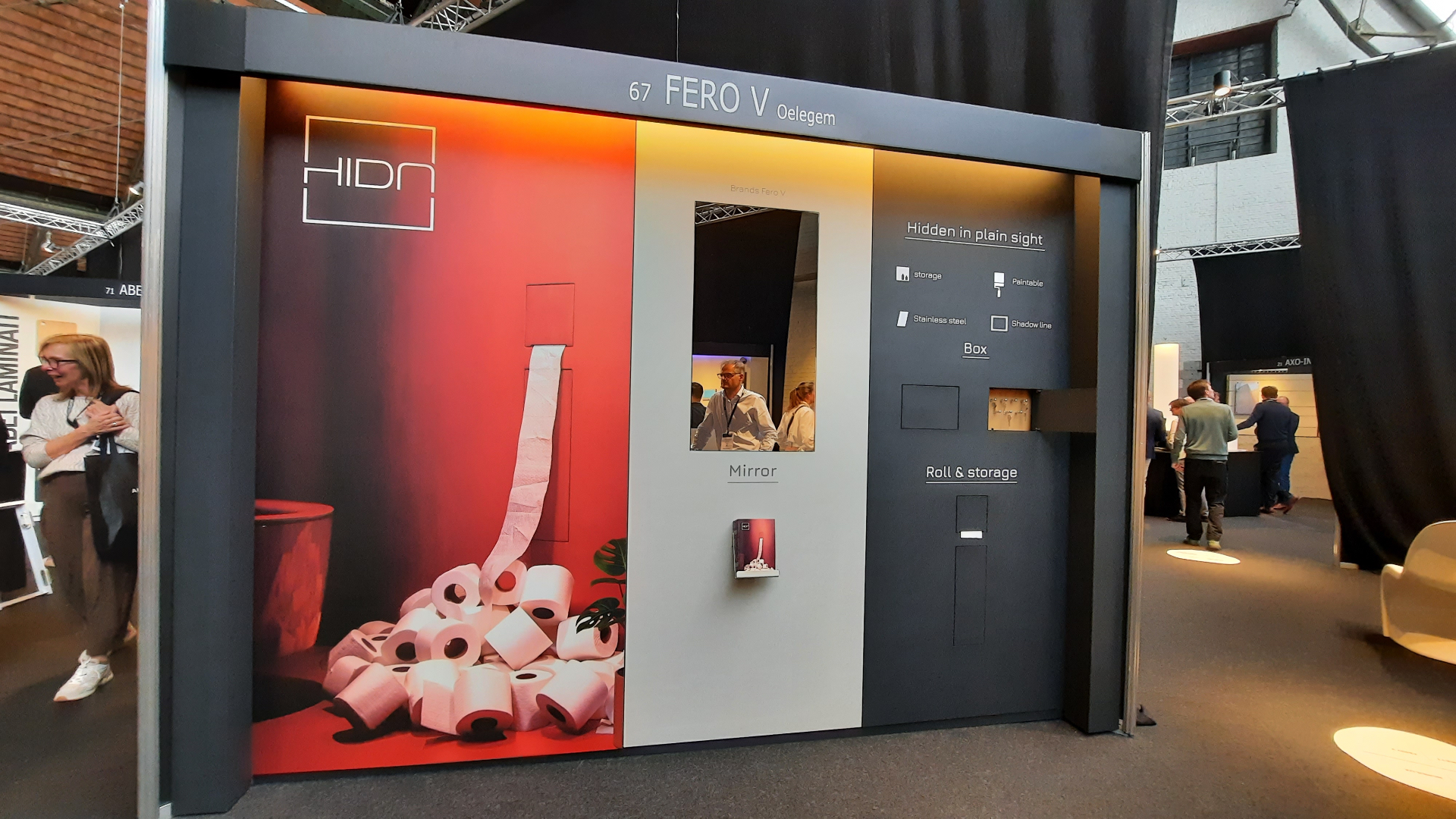 HIDN fair stand at Architect@Work Brussels, Fero V booth 67